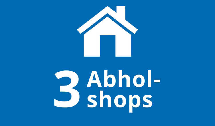 Unsere Abholshops