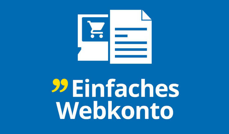 Einfache Webshop Kontoverwaltung